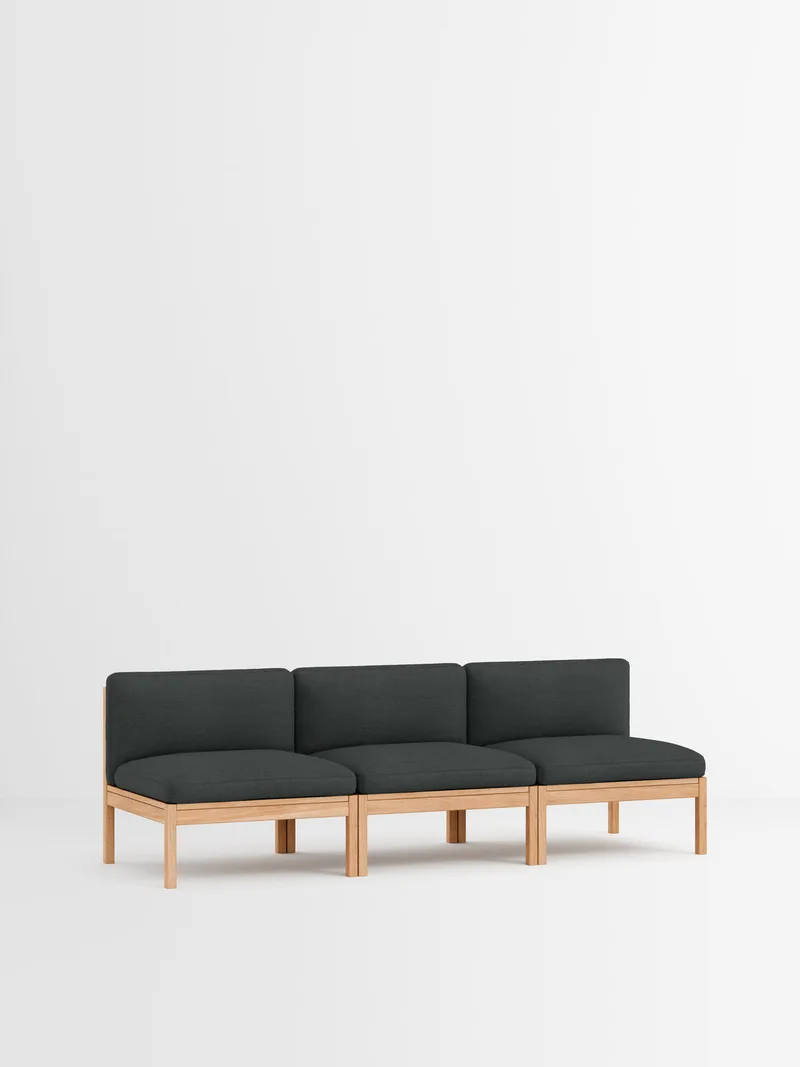 3 Seater Sofa van MOEBE in Autumn, Autumn 101, Oak – productfoto 26 van 34