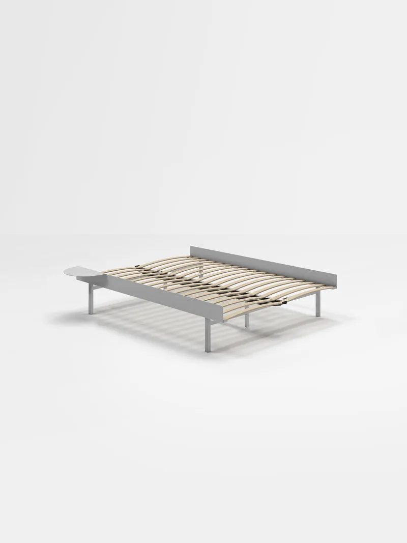 Bed 90 – 180 cm (High) von MOEBE in Stainless Steel, 1, 140 – Produktfoto 12 von 12
