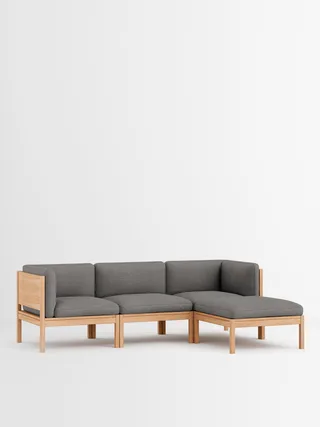 Modular Sofa by MOEBE in Autumn, Autumn 971, Oak – product photo 8 of 14
