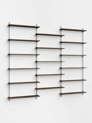 Wall Shelving – ws.200.3 van MOEBE in Black – productfoto 3 van 4