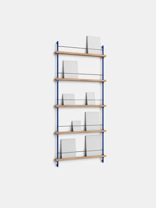 Magazine Shelving – MS.180.1 by MOEBE in Oak/Deep-Blue – product photo 11 of 11