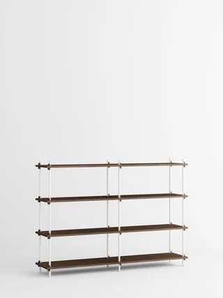 Shelving System – s.115.2.B by MOEBE in Smoked-Oak/White – product photo 4 of 4