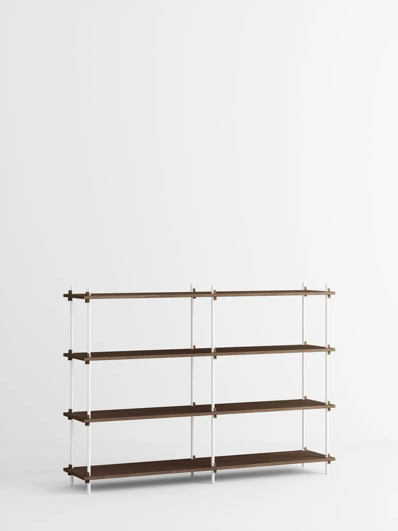Shelving System – s.115.2.B by MOEBE in Smoked-Oak/White – product photo 4 of 4