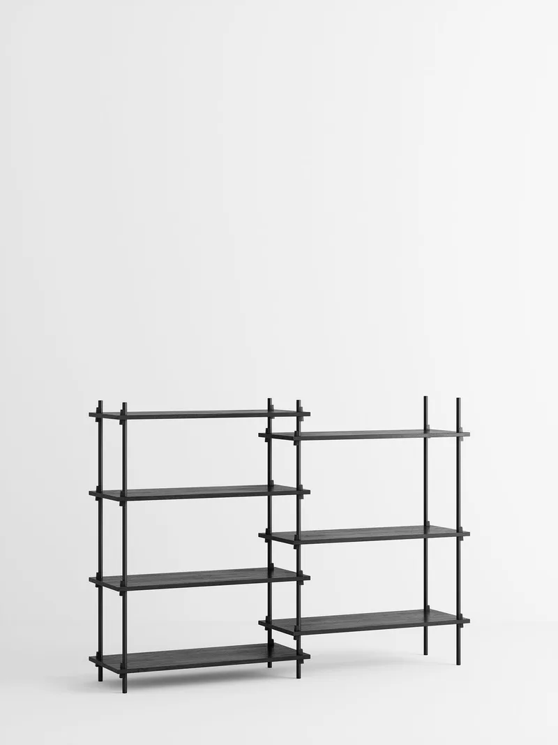 Shelving System – s.115.2.A by MOEBE in Black – product photo 3 of 3
