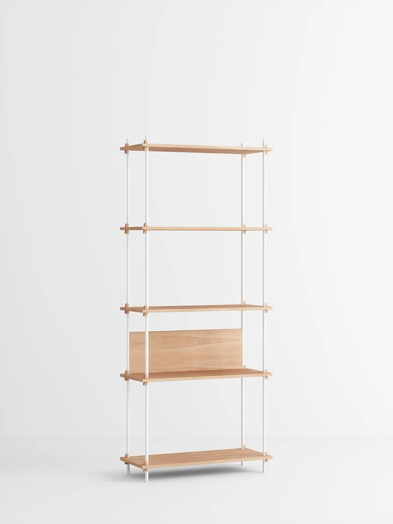 Shelving System – s.200.1.A van MOEBE in Oak/White – productfoto 4 van 4