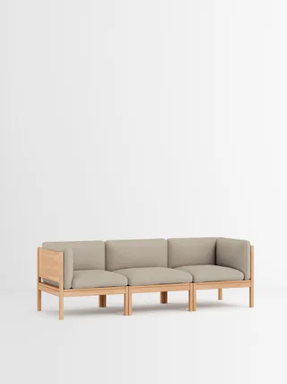 3 Seater Sofa with Sides von MOEBE in Autumn, Autumn 101, Oak – Produktfoto 12 von 34