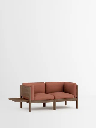 2 Seater Sofa with Sides + 1 Side Table by MOEBE in Autumn, Autumn 551, Smoked Oak – product photo 35 of 35