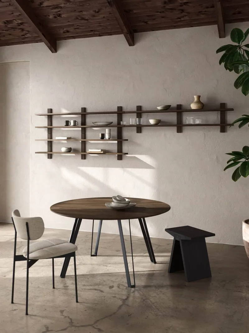 Dining table Space Smoked Ø120 van MUUBS – sfeerfoto 9 van 10