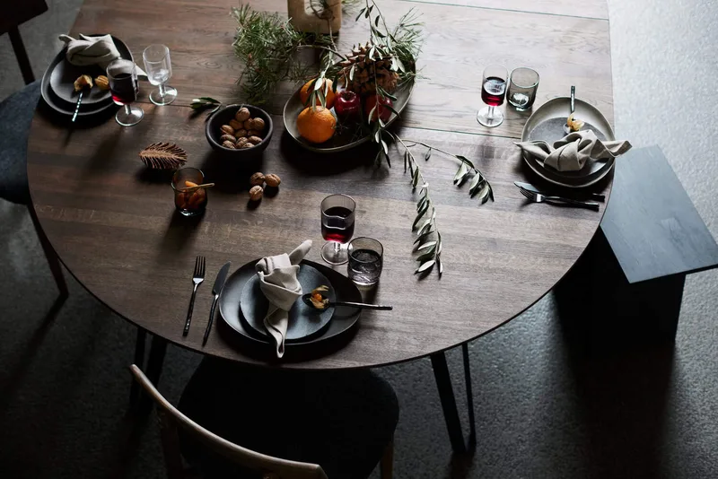 Dining table Space Smoked Ø150 by MUUBS – interior photo 9 of 11