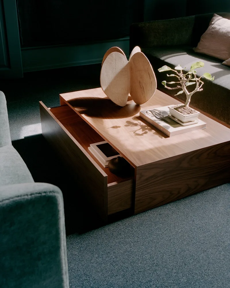 Mass Coffee Table High w. Drawer by New Works – interior photo 5 of 6