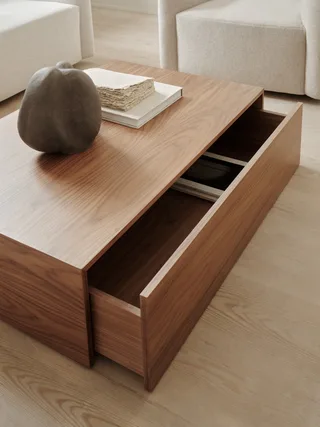 Mass Coffee Table High w. Drawer by New Works – interior photo 4 of 6