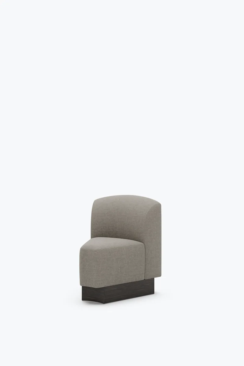 Shore Dining Curved Corner Inward, Plinth, Module 31 by New Works – product photo 10 of 11