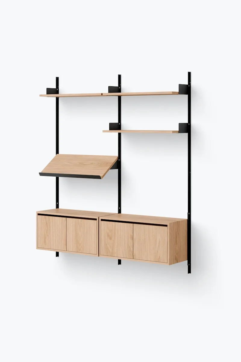 New Works Living Shelf Cabinets Low w. Doors van New Works – productfoto