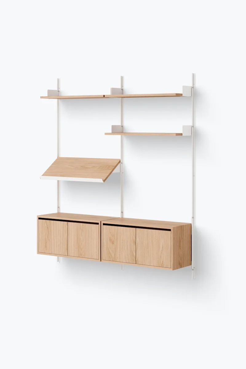 New Works Living Shelf Cabinets Low w. Doors van New Works – productfoto