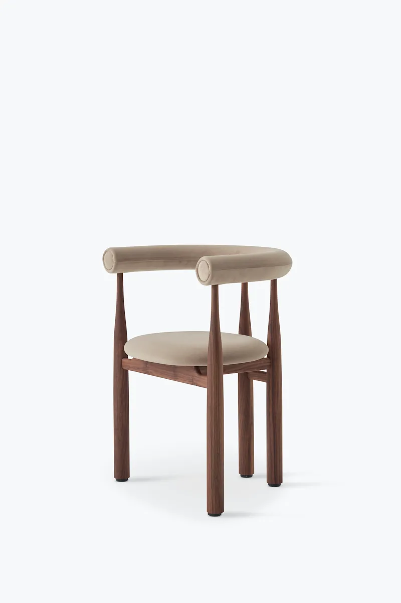 Bukowski Chair Fully Upholstered van New Works – productfoto 5 van 8