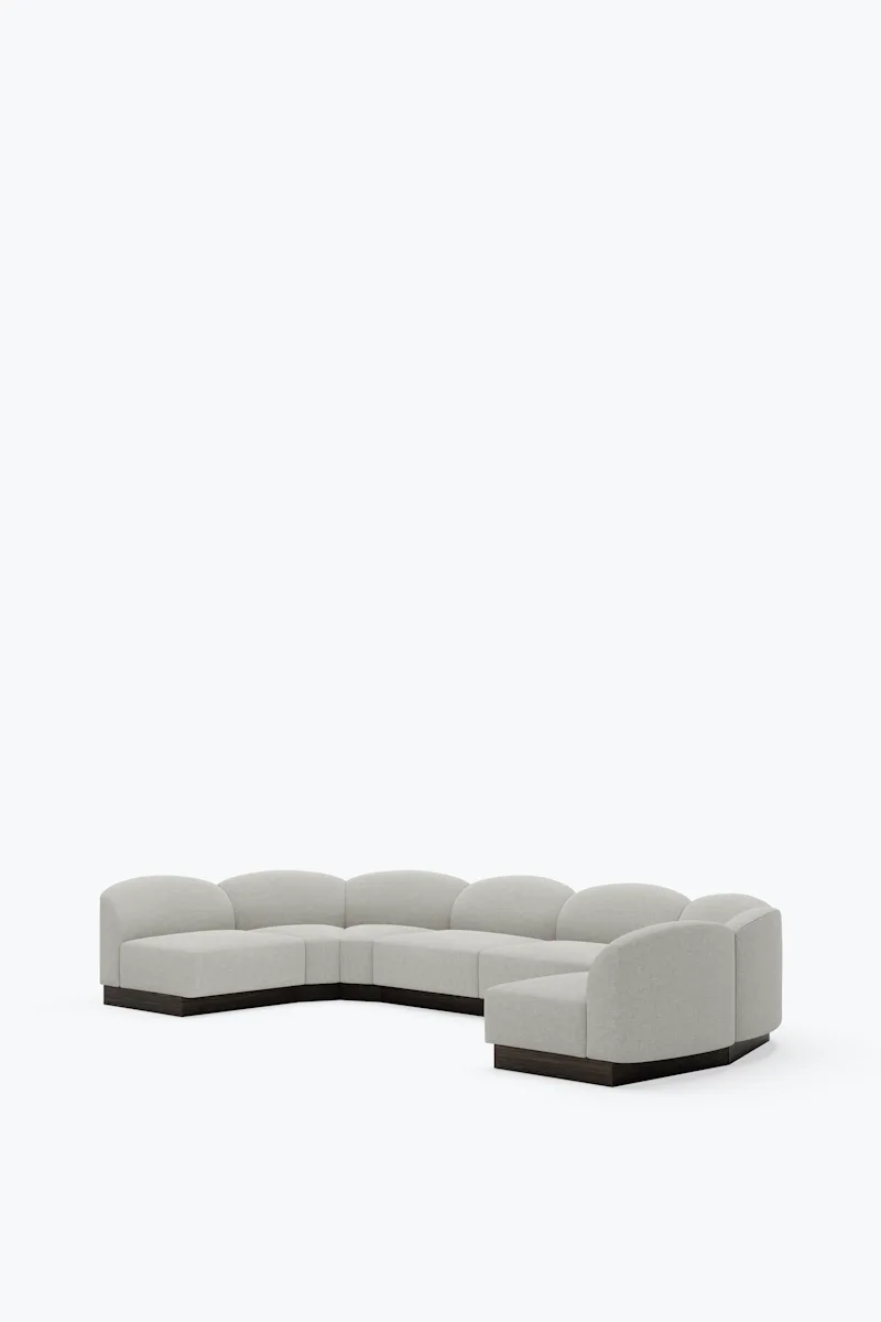 Shore Modular Sofa, Configuration 8 von New Works – Produktfoto 7 von 8