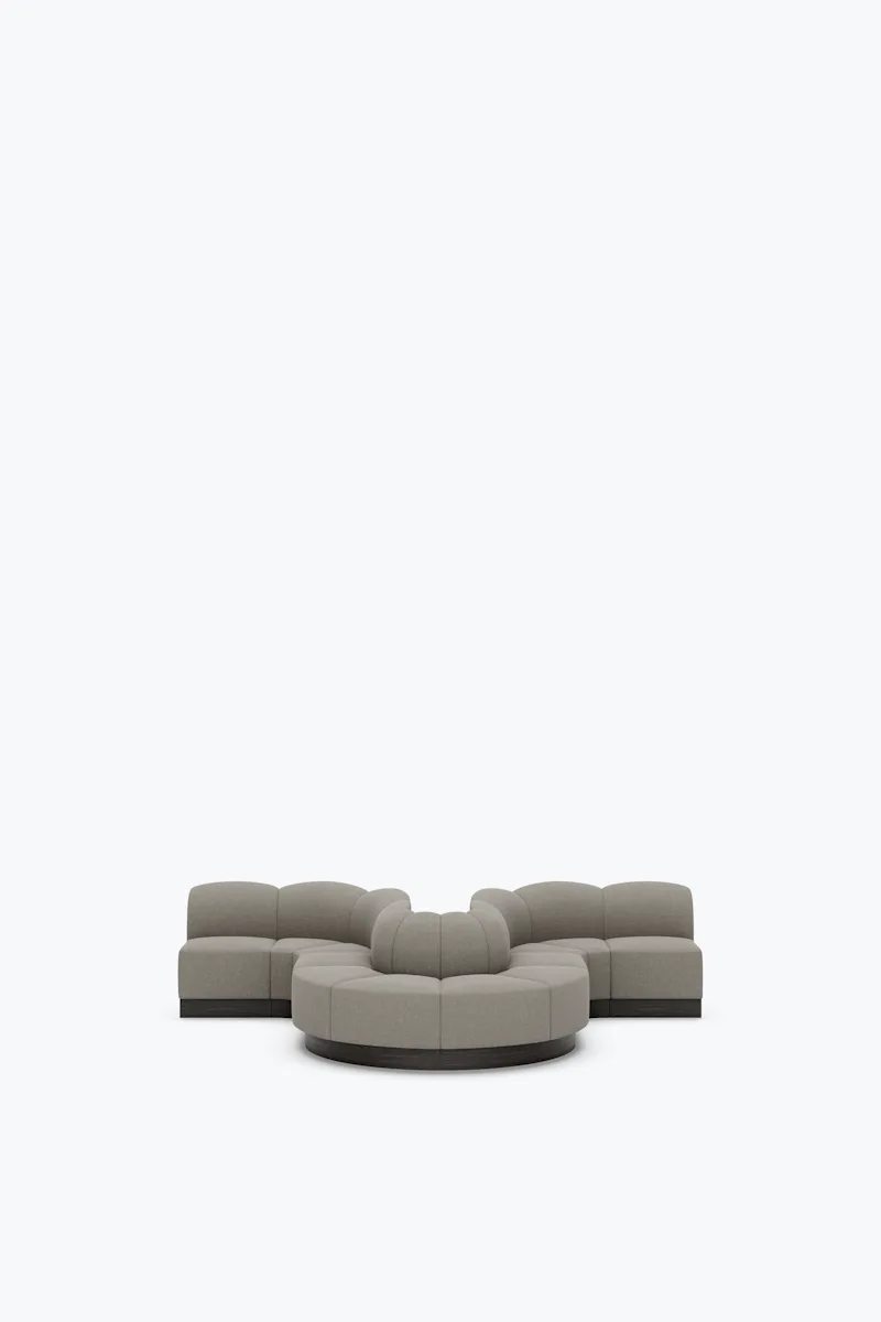 Shore Dining Curved End Left, Plinth, Module 41 von New Works – Produktfoto 9 von 11