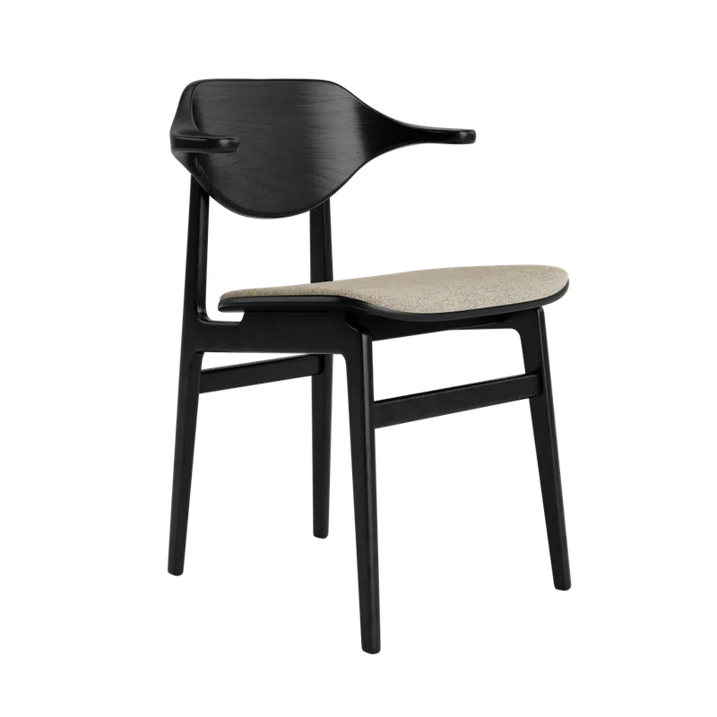 Bufala Chair von NORR11 in Black Oak, Barnum 003 – Produktfoto