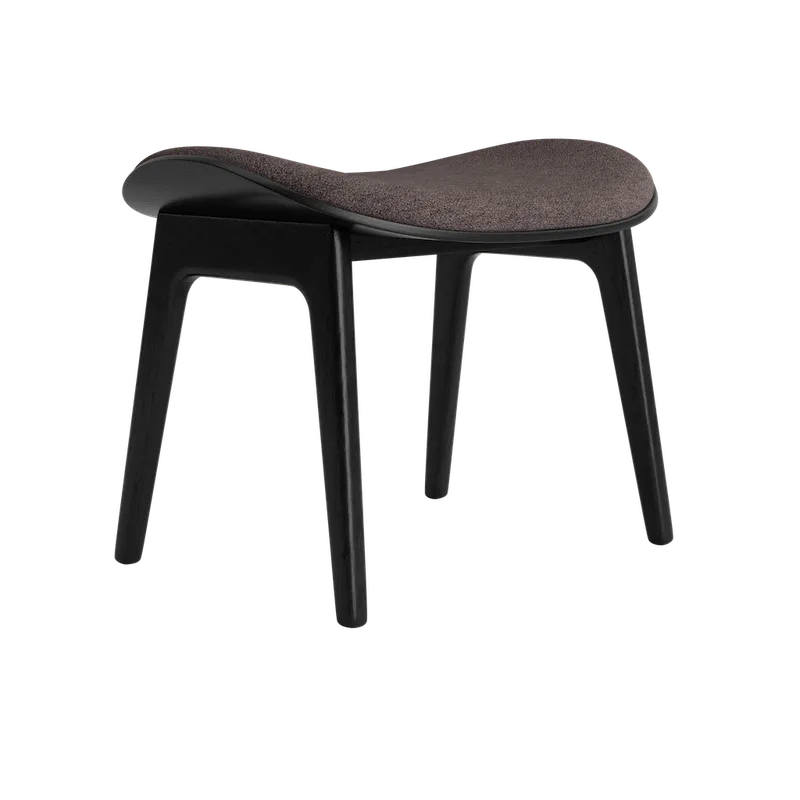 Elephant Ottoman von NORR11 in Black Oak, Front – Barnum 011 – Produktfoto 2 von 2