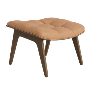 Mammoth Ottoman by NORR11 in Light Smoked Oak, Dunes Camel 21004 – product photo 2 of 2