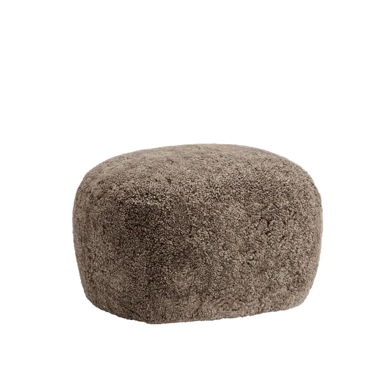 Little Big Pouf by NORR11 in Sheepskin Sahara – product photo