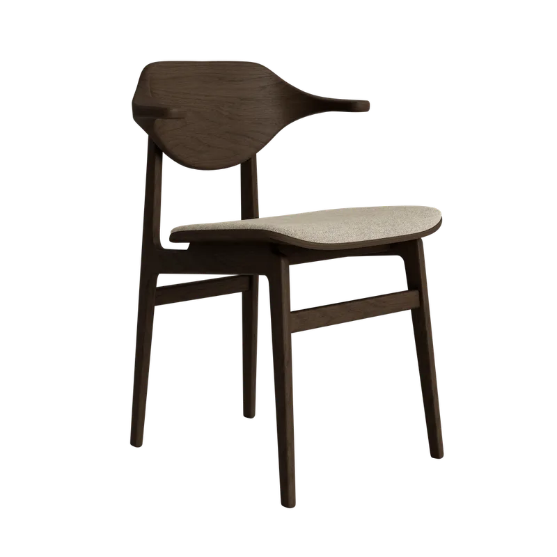 Bufala Chair von NORR11 in Dark Smoked Oak, Barnum 003 – Produktfoto