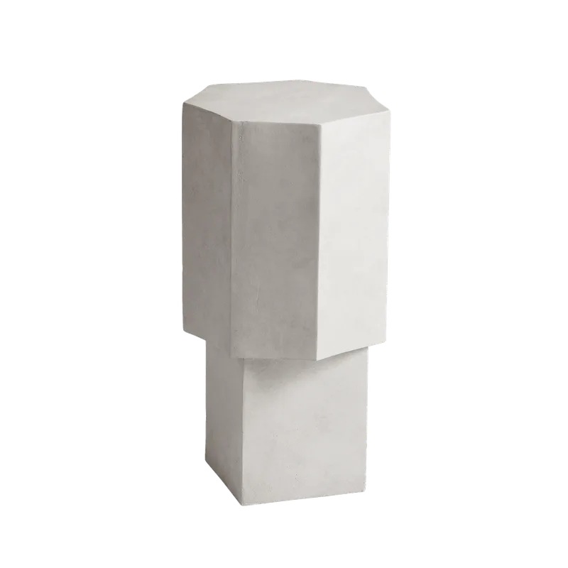 Quartz Side Table by NORR11 in Chalk – product photo