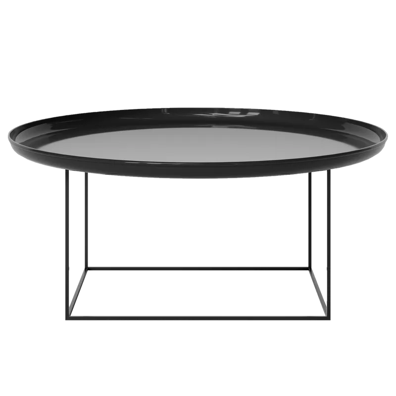 Duke Coffee Table | Large von NORR11 in Obsidian – Produktfoto