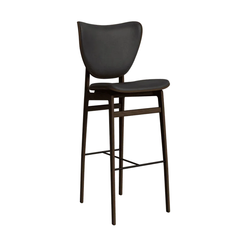 Elephant Counter & Bar by NORR11 in Dark Smoked Oak, 75 cm, Front – Dunes Anthracite 21003 – product photo 2 of 2