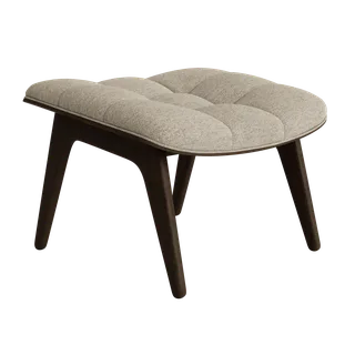 Mammoth Ottoman de NORR11 en Dark Smoked Oak, Barnum 003 – photo du produit 2 sur 2