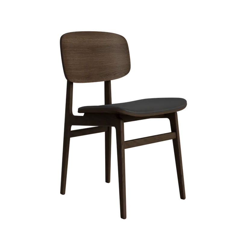 NY11 Chair von NORR11 in Dark Smoked Oak, Seat – Dunes Anthracite 21003 – Produktfoto 2 von 2