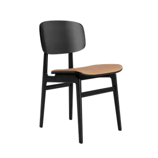 NY11 Chair by NORR11 in Black Oak, Seat – Dunes Camel 21004 – product photo 2 of 2