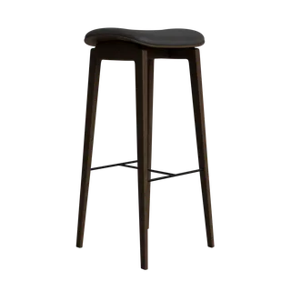 NY11 Counter & Bar w/o Backrest by NORR11 in Dark Smoked Oak, Dunes Anthrazite 21003, H75 – product photo 2 of 2