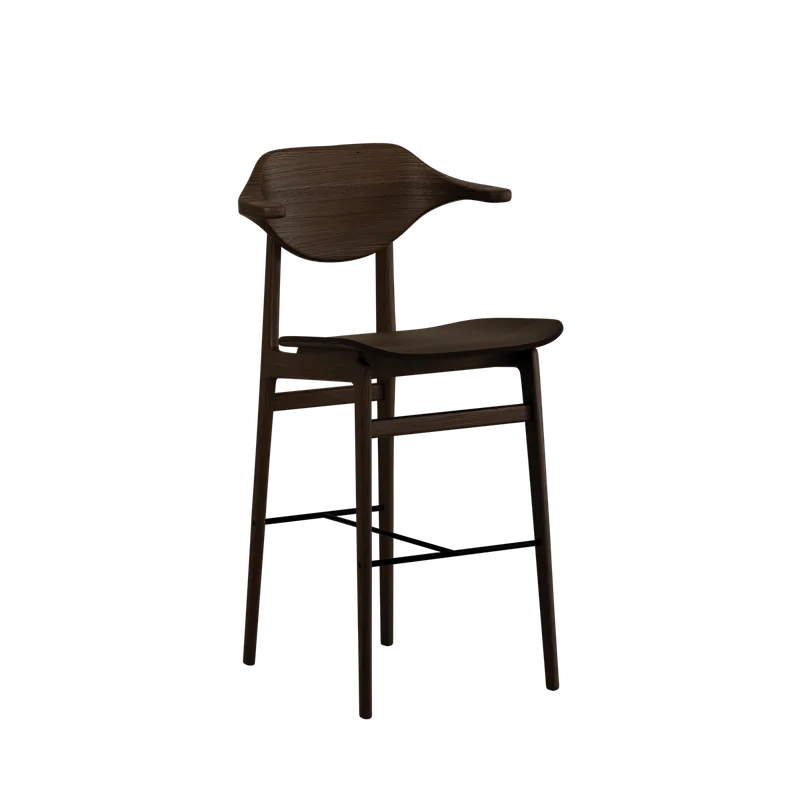 Bufala Counter & Bar van NORR11 in Dark Smoked Oak, Geen, H65 – productfoto