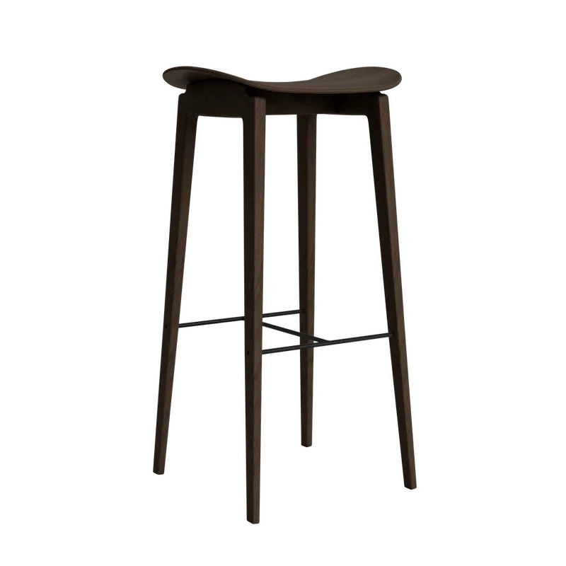 NY11 Counter & Bar w/o Backrest by NORR11 in Dark Smoked Oak, None, H75 – product photo 2 of 2