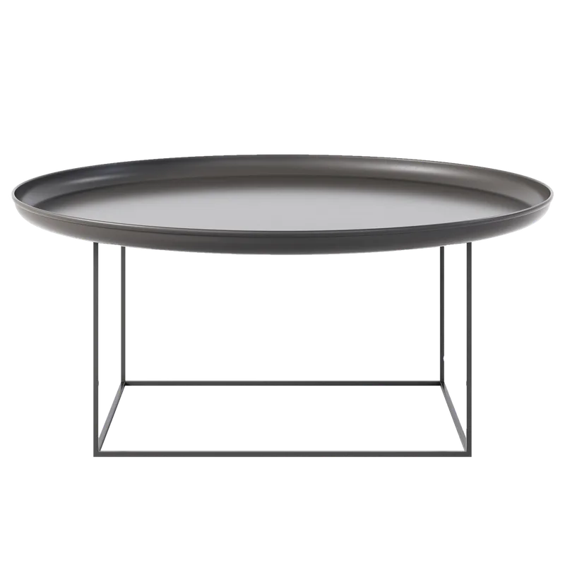 Duke Coffee Table | Large von NORR11 in Earth Black – Produktfoto