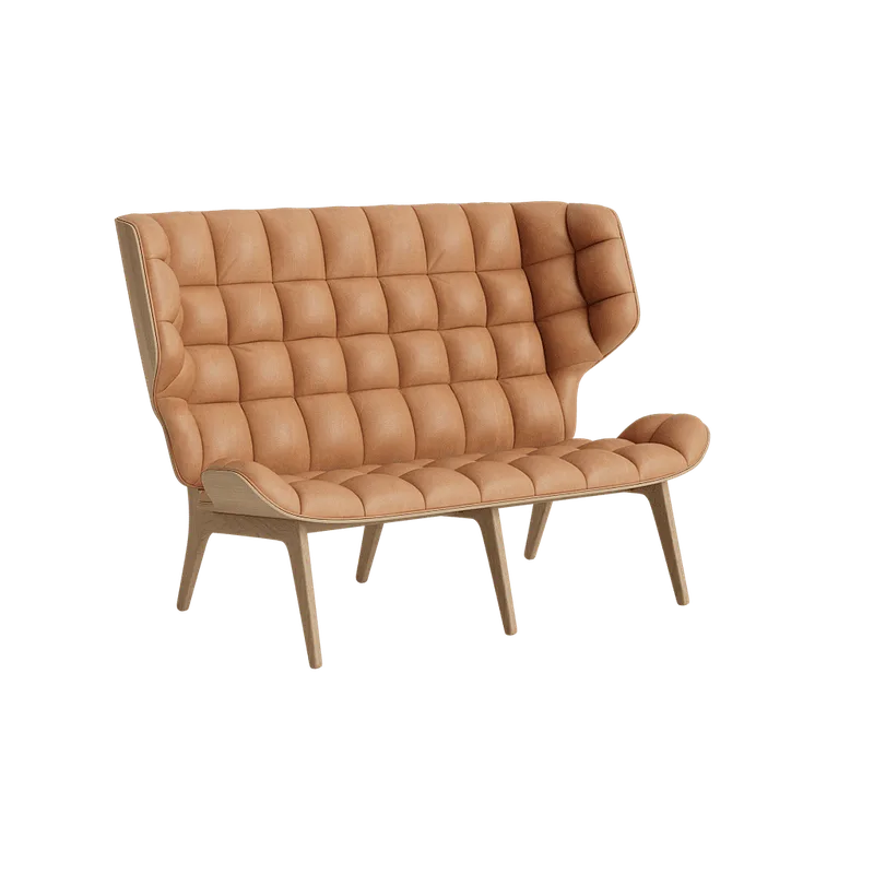 Mammoth Sofa von NORR11 in Natural Oak, Dunes Camel 21004 – Produktfoto
