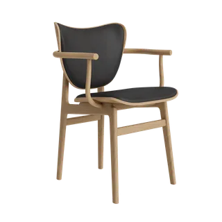 Elephant Armchair by NORR11 in Natural Oak, Dunes Anthracite 21003 – product photo 2 of 2