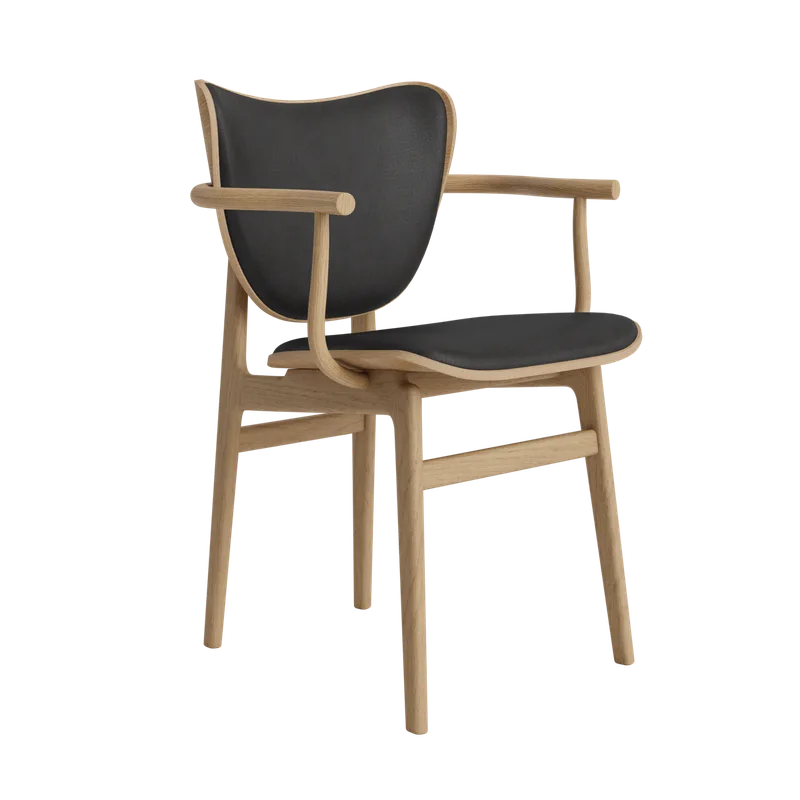 Elephant Armchair by NORR11 in Natural Oak, Dunes Anthracite 21003 – product photo 2 of 2