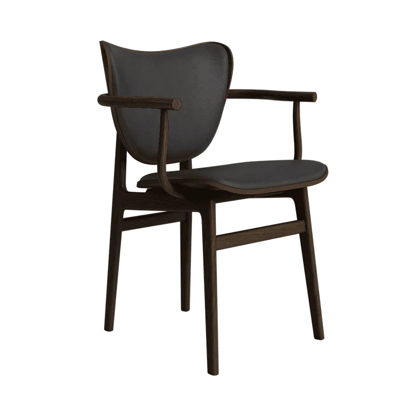 Elephant Armchair by NORR11 in Dark Smoked Oak, Dunes Anthracite 21003 – product photo 2 of 2