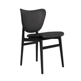 Elephant Chair von NORR11 in Black Oak, Front – Dunes Anthracite 21003 – Produktfoto 2 von 2