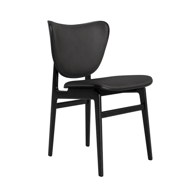 Elephant Chair von NORR11 in Black Oak, Front – Dunes Anthracite 21003 – Produktfoto 2 von 2