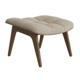 Mammoth Ottoman van NORR11 in Light Smoked Oak, Barnum 003 – productfoto 2 van 2