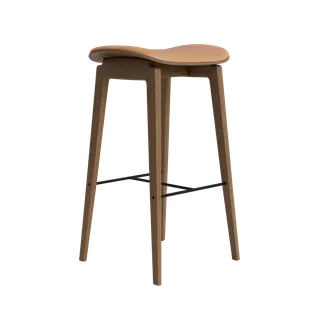 NY11 Counter & Bar w/o Backrest van NORR11 in Light Smoked Oak, Dunes Camel 21004, H65 – productfoto 2 van 2