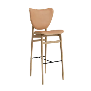 Elephant Counter & Bar by NORR11 in Natural Oak, 75 cm, Front – Dunes Camel 21004 – product photo 2 of 2