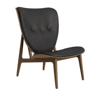 Elephant Lounge Chair van NORR11 in Light Smoked Oak, Front – Dunes Anthracite 21003 – productfoto 2 van 2
