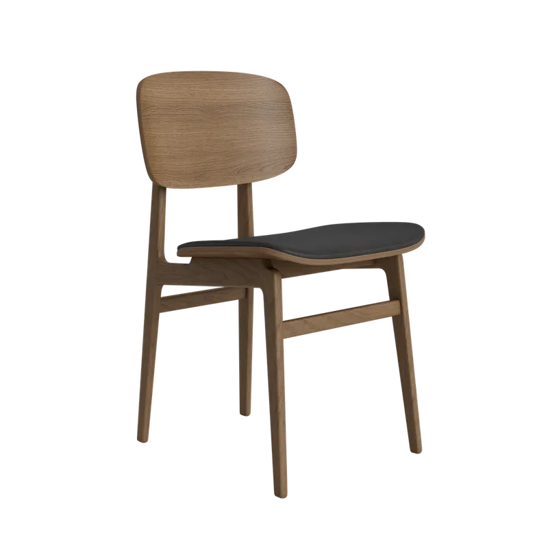 NY11 Chair von NORR11 in Light Smoked Oak, Seat – Dunes Anthracite 21003 – Produktfoto 2 von 2