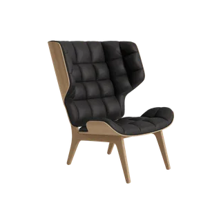 Mammoth Chair by NORR11 in Natural Oak, Dunes Anthracite 21003 – product photo 2 of 2