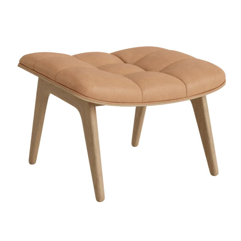 Mammoth Ottoman de NORR11 en Natural Oak, Dunes Camel 21004 – photo du produit 2 sur 2