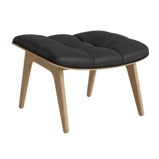 Mammoth Ottoman van NORR11 in Natural Oak, Dunes Anthracite 21003 – productfoto 2 van 2